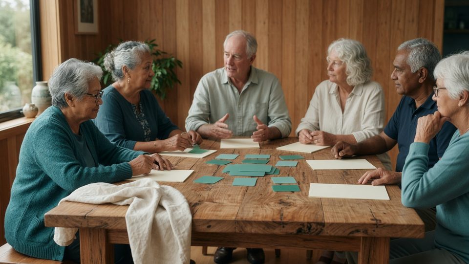 Editorial shared-house scene for Living together, flexibly